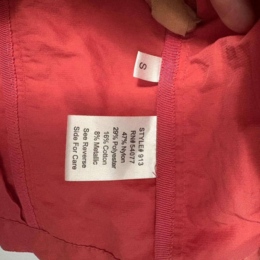 CAbi Red Utility Jacket Lightweight Casual Style - Picture 6 of 6